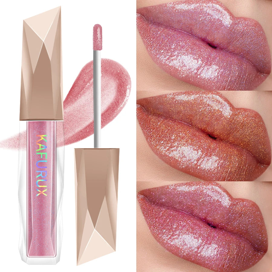 Shimmer Lip Gloss – Moisturizing, Long-Lasting, Plumping Effect
