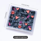 30pcs Cartoon Animal Nail Stickers – Cat & Dog Graffiti Decals