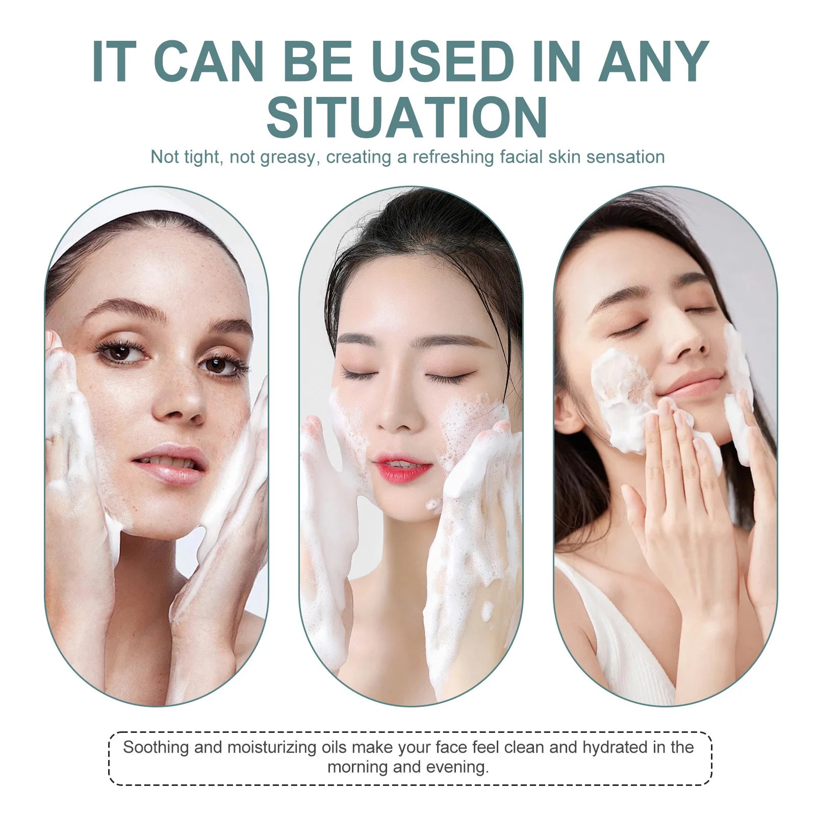 Anti-Acne Oil Control Facial Cleanser – Deep Cleansing, Pore Minimizing, Moisturizing Face Wash (100g)