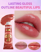 6-Piece Moisturizing Lip Oil Set – Long-Lasting Gloss, Travel-Friendly Gift