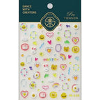 5D Cartoon Nail Art Stickers – Jelly Dessert Bear & Rabbit Decals