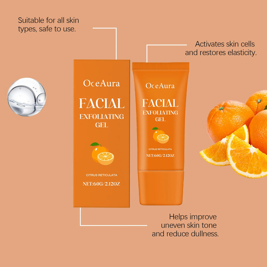 Facial Exfoliating Cream – Clear Pores, Brighten, Fade Dark Spots & Deep Cleanse
