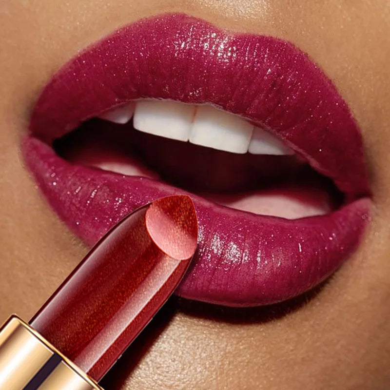 Handaiyan 9-Color Matte & Glitter Velvet Lipstick – Long-Lasting, Waterproof