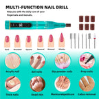 35000 RPM Cordless Electric Nail Drill Machine – Rechargeable Nail Drill Pen for Gel Polishing & Salon-Quality Nail Care