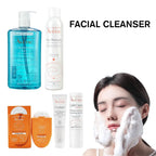 Avene Facial Cleanser & Moisturizing Gel – Deep Cleansing, Whitening, with Cold Cream & SPF 50+ Sunscreen