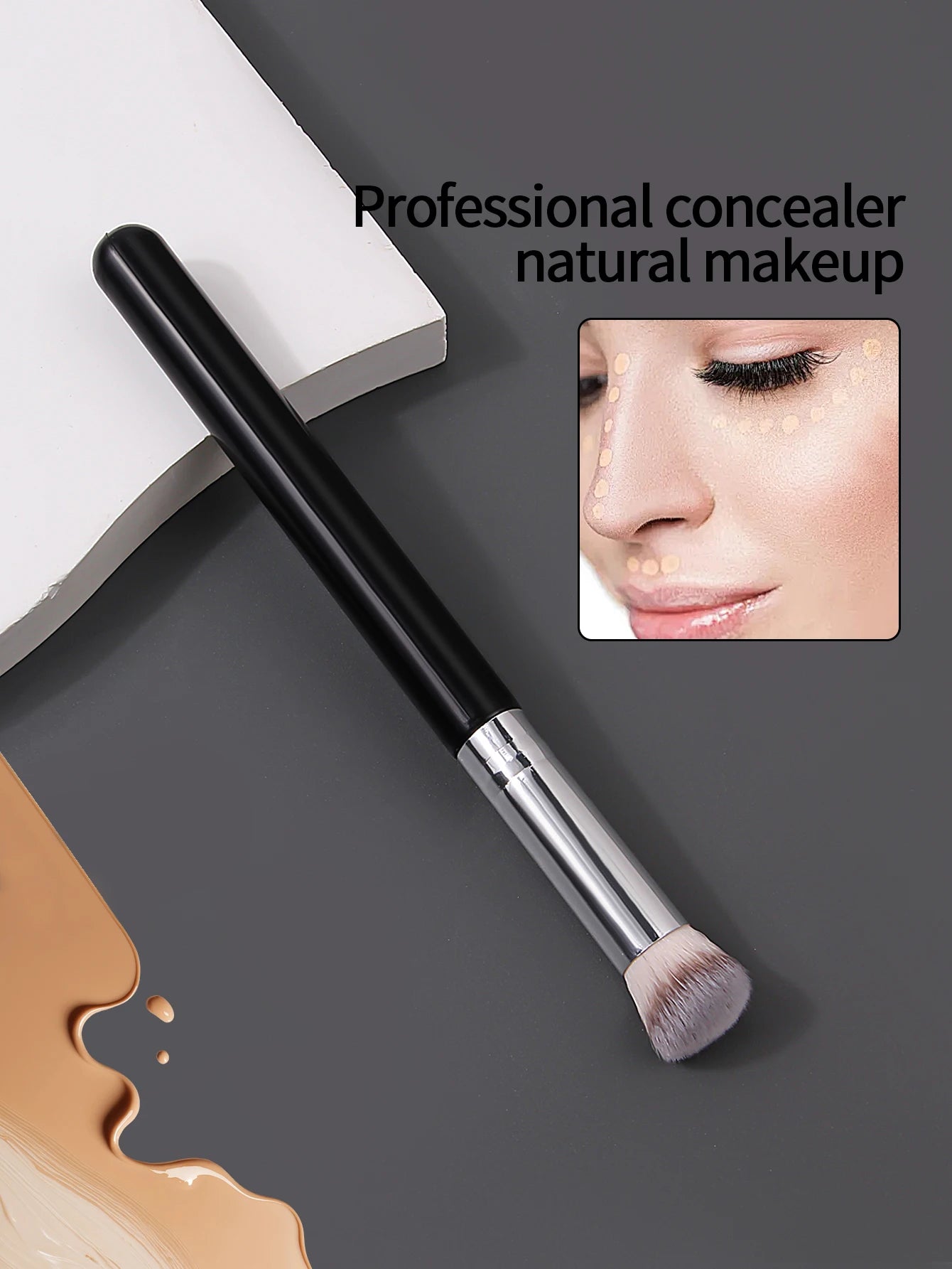 Makeup Brush Set – Foundation, Concealer & Blush Tools