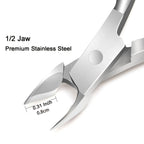 Cuticle Trimmer with Pusher – Professional Stainless Steel Cuticle Remover, Nipper & Durable Clipper Tool