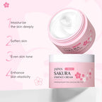9/6Pcs Sakura Facial Skincare Set – Cleanser, Cream, Sunscreen, Mask & Eye Cream Beauty Kit