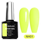 Neon Gel Nail Polish 7.5ml – UV/LED Soak Off Summer Colors