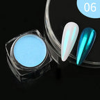 10g Gradient Pearl Nail Powder – Metallic Aurora Effect Glitter Dust for UV Gel Nail Art Decorations