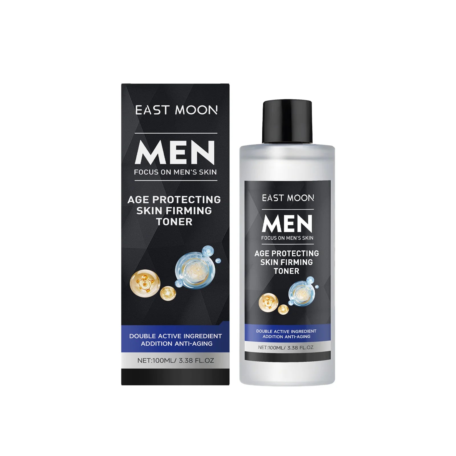 Hyaluronic Acid Facial Care Set for Men – Oil Control, Hydration & Skin Firming Moisturizer Kit