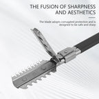 Professional Double-Edge Hair Razor Comb – Salon Cutting & Thinning Tool