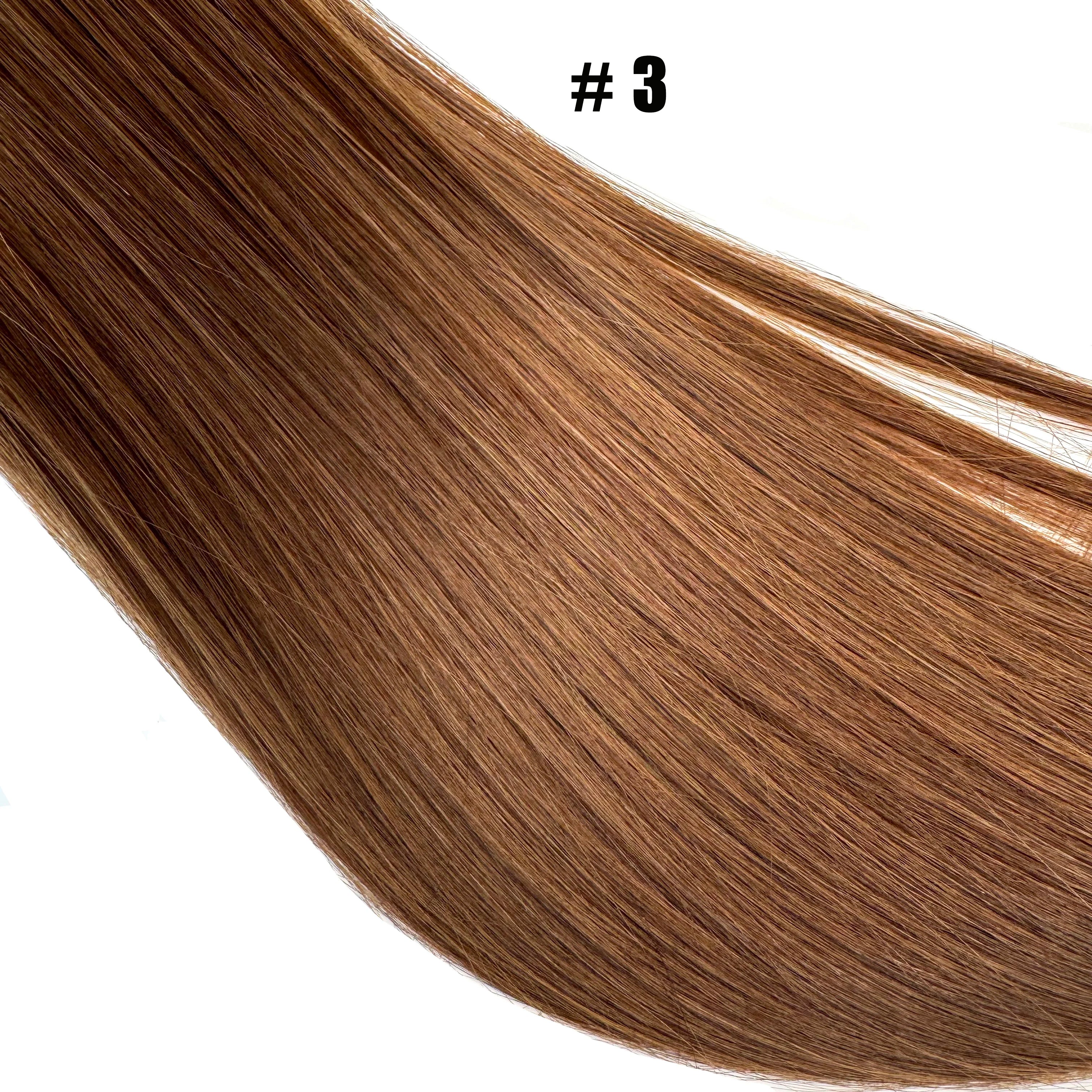 Korean Cotton Thread Tip Hair Extensions – 100% Human Hair, Double Drawn