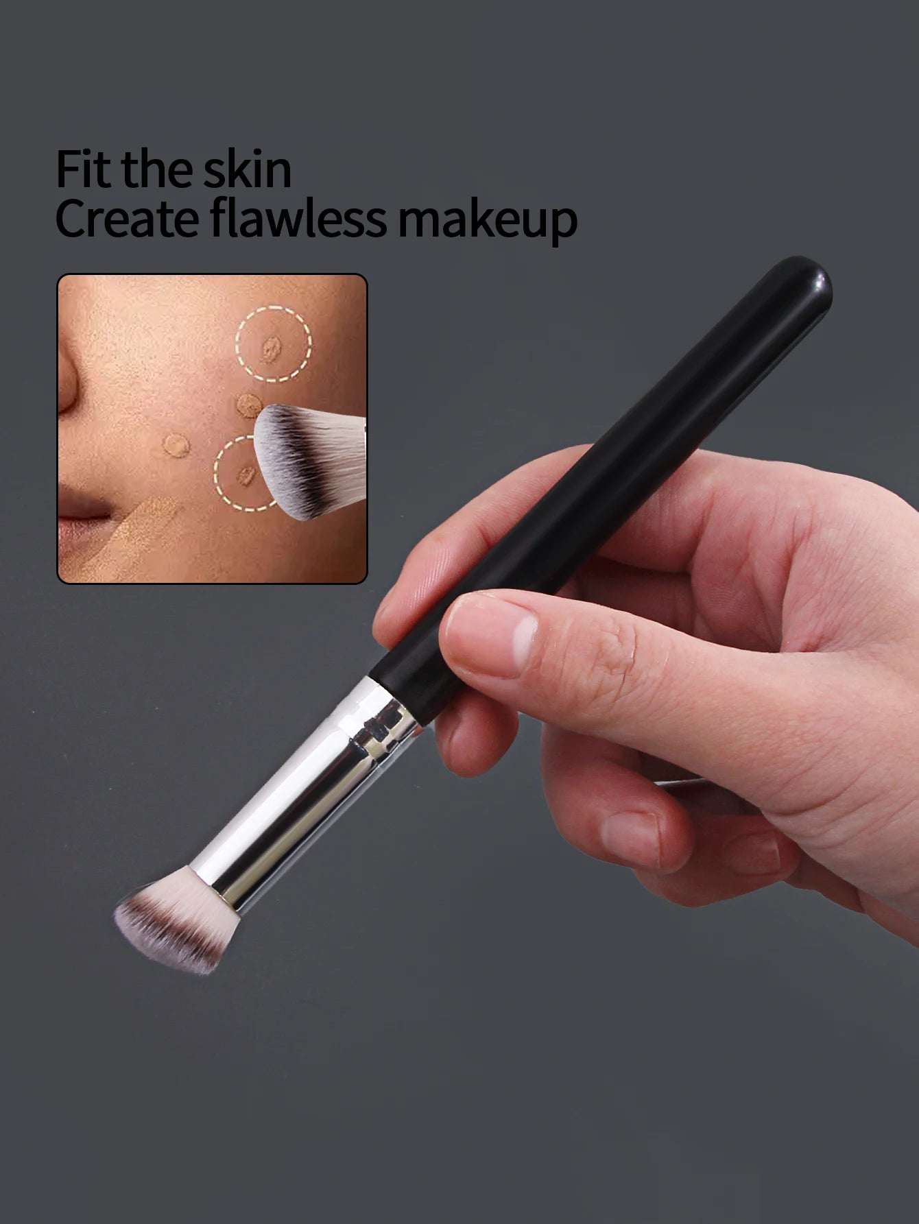 Makeup Brush Set – Foundation, Concealer & Blush Tools