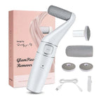 Electric Foot File Grinder – USB Rechargeable Callus Remover with Replacement Head for Smooth Feet