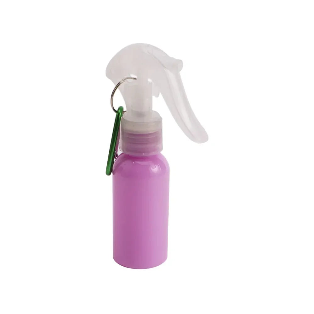 Mini Refillable Mist Spray Bottles with Keychain – Empty Travel Atomizers