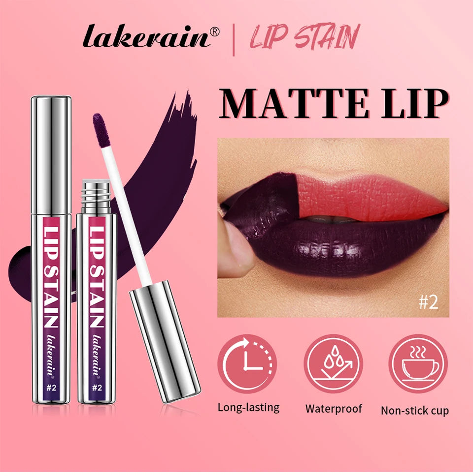 Peel-Off Matte Lip Stain – Long-Lasting & Water-Resistant