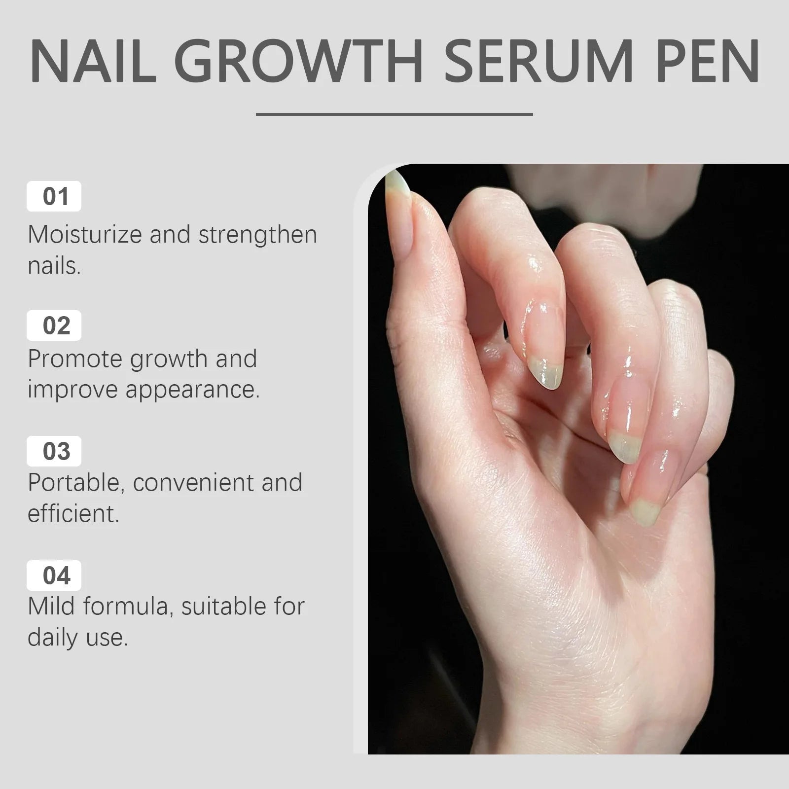 Nail Care Pen – Nourishing Cuticle Oil for Repairing Damaged Nails, Promoting Growth & Reducing Dryness