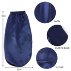 1pc Extra Large Silky Satin Sleep Bonnet for Straight Curly Hair, Dreadlocks, and Braids – Long Night Sleeping Cap