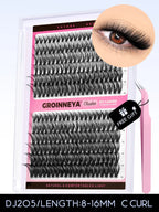 Fluffy Volume Faux Mink Eyelash Extension Kit – Mixed Tray