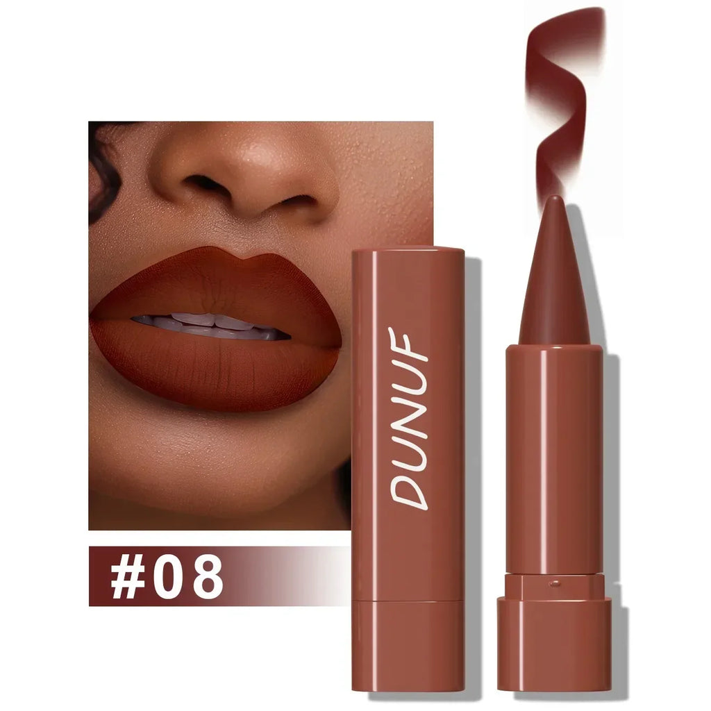 Matte Nude & Red Lip Liner Pencil – 9 Colors, Velvet Contour & Gradient Lipliner