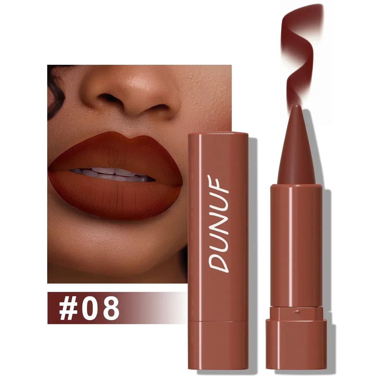 Matte Nude & Red Lip Liner Pencil – 9 Colors, Velvet Contour & Gradient Lipliner
