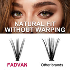 DIY Cluster Lashes Bundle – 30D/40D Soft Mink Individual Lashes