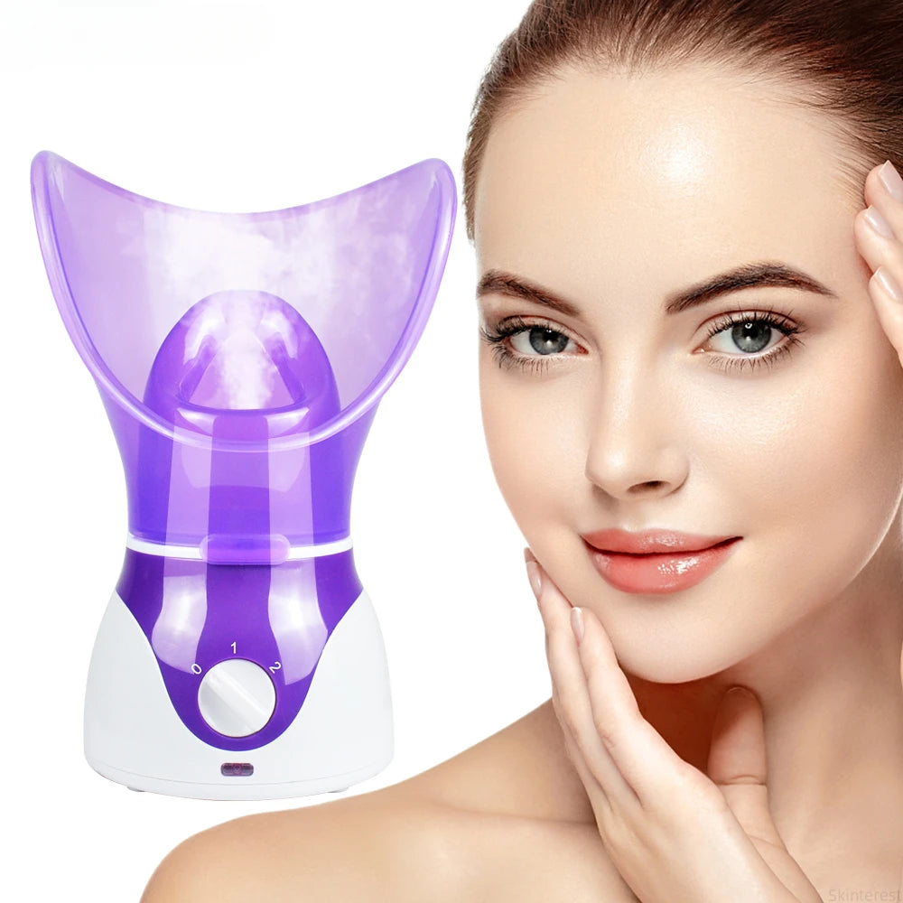 Nano Facial Steamer with Aromatherapy – Hot Mist Hydration & Pore Cleansing Spray Machine for Home Spa