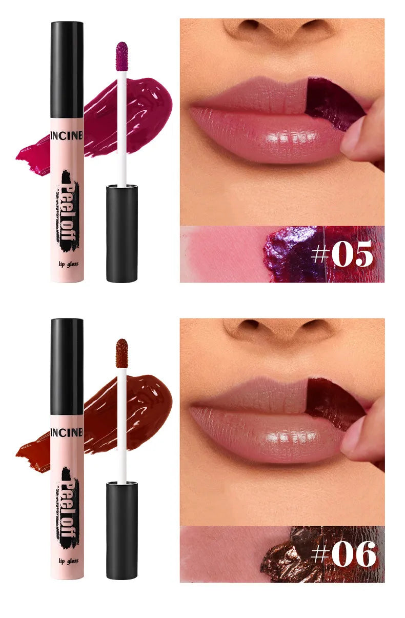 Peel-Off Matte Lip Tint – Long-Lasting Waterproof Lip Stain & Gloss
