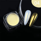 10g Gradient Pearl Nail Powder – Metallic Aurora Effect Glitter Dust for UV Gel Nail Art Decorations