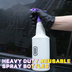 26oz Refillable Spray Bottle with Flex Nozzle for Cleaning & Plants