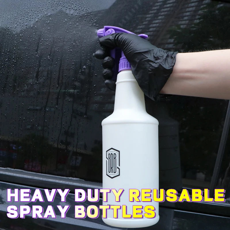 26oz Refillable Spray Bottle with Flex Nozzle for Cleaning & Plants