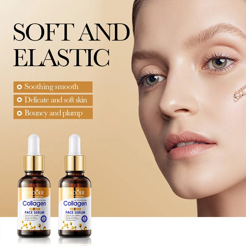 3pcs Collagen Face Serum Set – Firming & Moisturizing Facial Essence