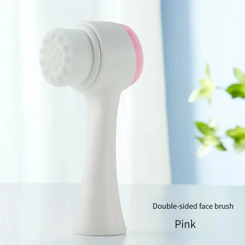 AA20-3D Double-Sided Facial Cleansing Brush – Soft Bristles & Manual Massage