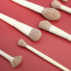 10PCS Makeup Brush Set – Foundation, Blush, Eyeshadow, Eyebrow, Contour & Lip Beauty Tools