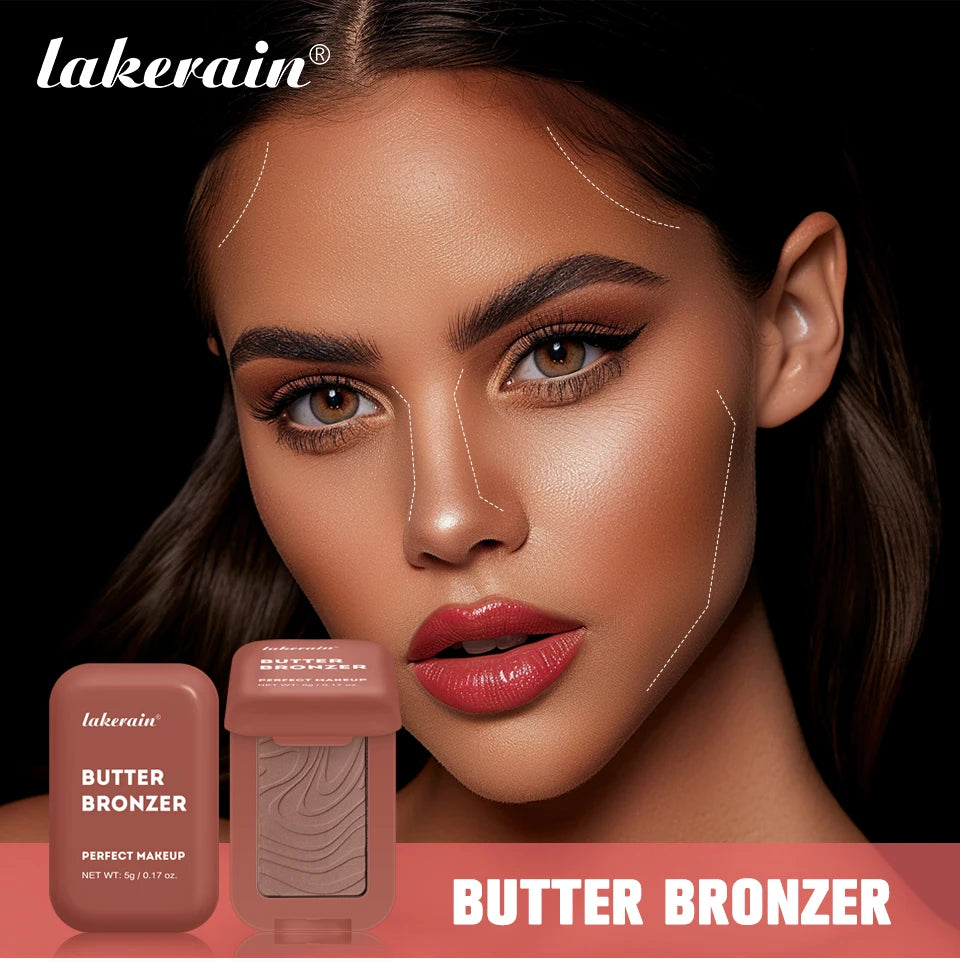 Bronzer & Contour Stick – Matte Face Shading & Highlighter Palette