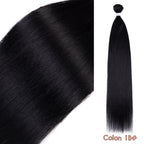 Straight Synthetic Hair Bundles – Yaki Texture, Super Long, Full to Ends