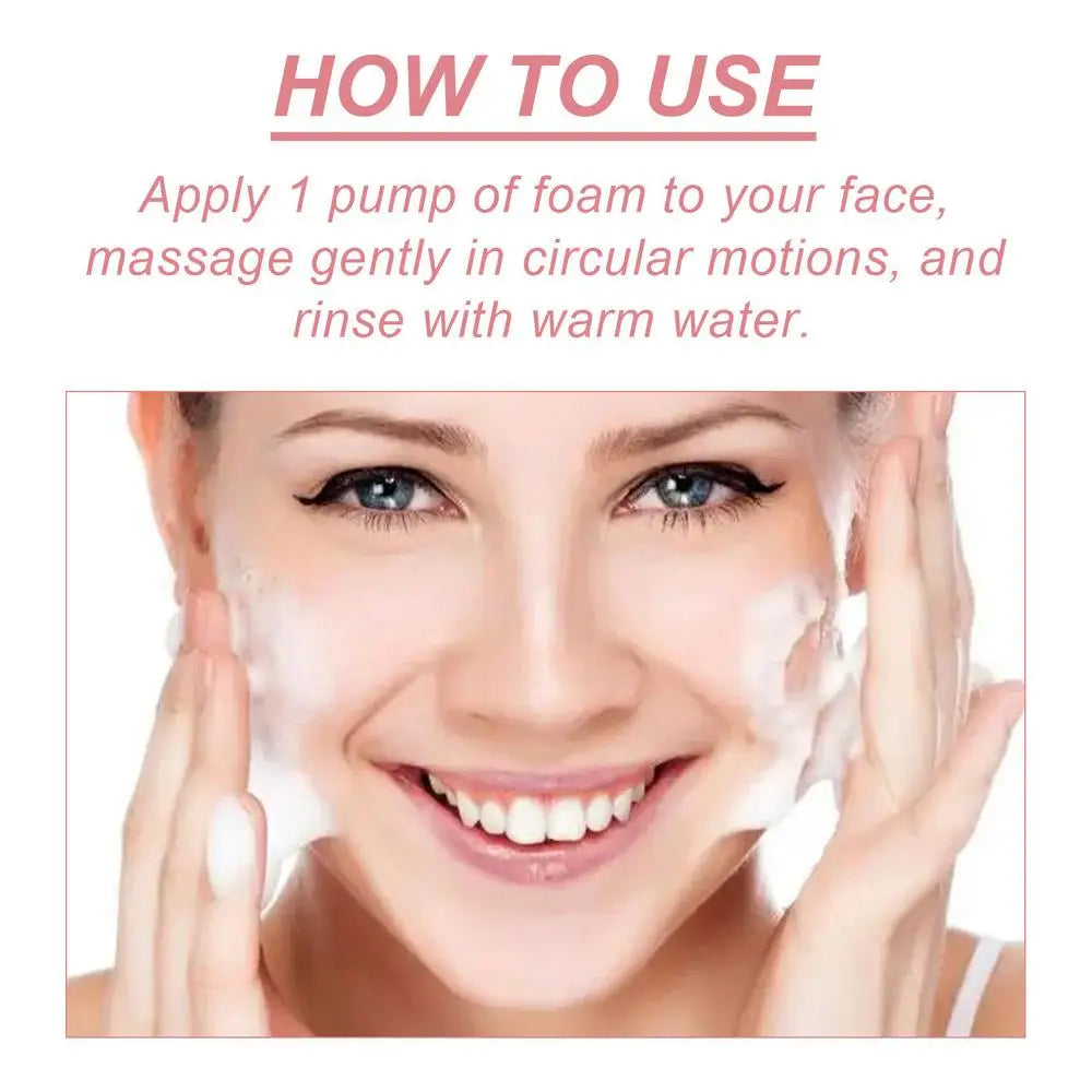 Facial Foaming Cleanser – Deep Clean, Oil Control, Moisturizing, Blackhead Removal