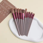13-Piece Ultra Soft Makeup Brush Set – Face & Eye Tools