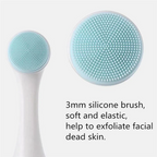 AA20-3D Double-Sided Facial Cleansing Brush – Soft Bristles & Manual Massage