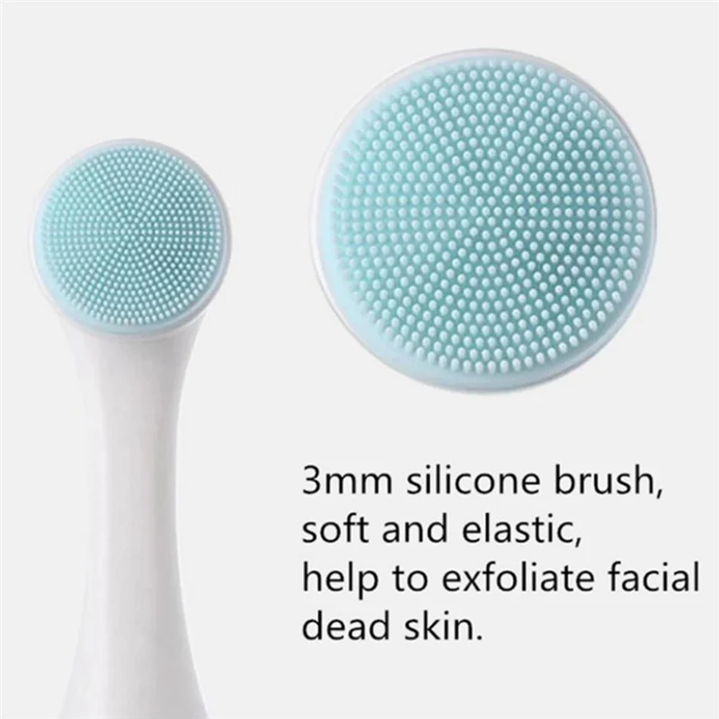 AA20-3D Double-Sided Facial Cleansing Brush – Soft Bristles & Manual Massage