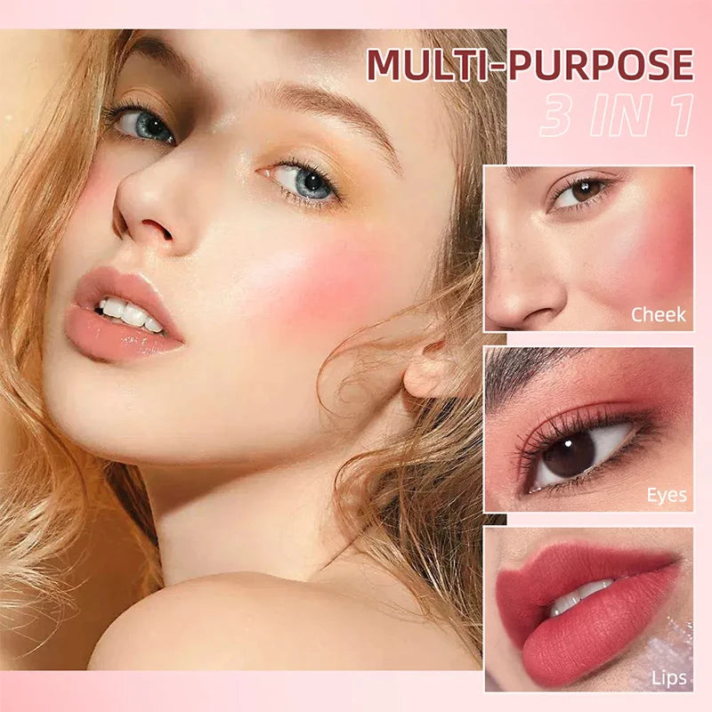 4-Color Liquid Blush – Long-Lasting, Blend able Vegan Cheek Tint