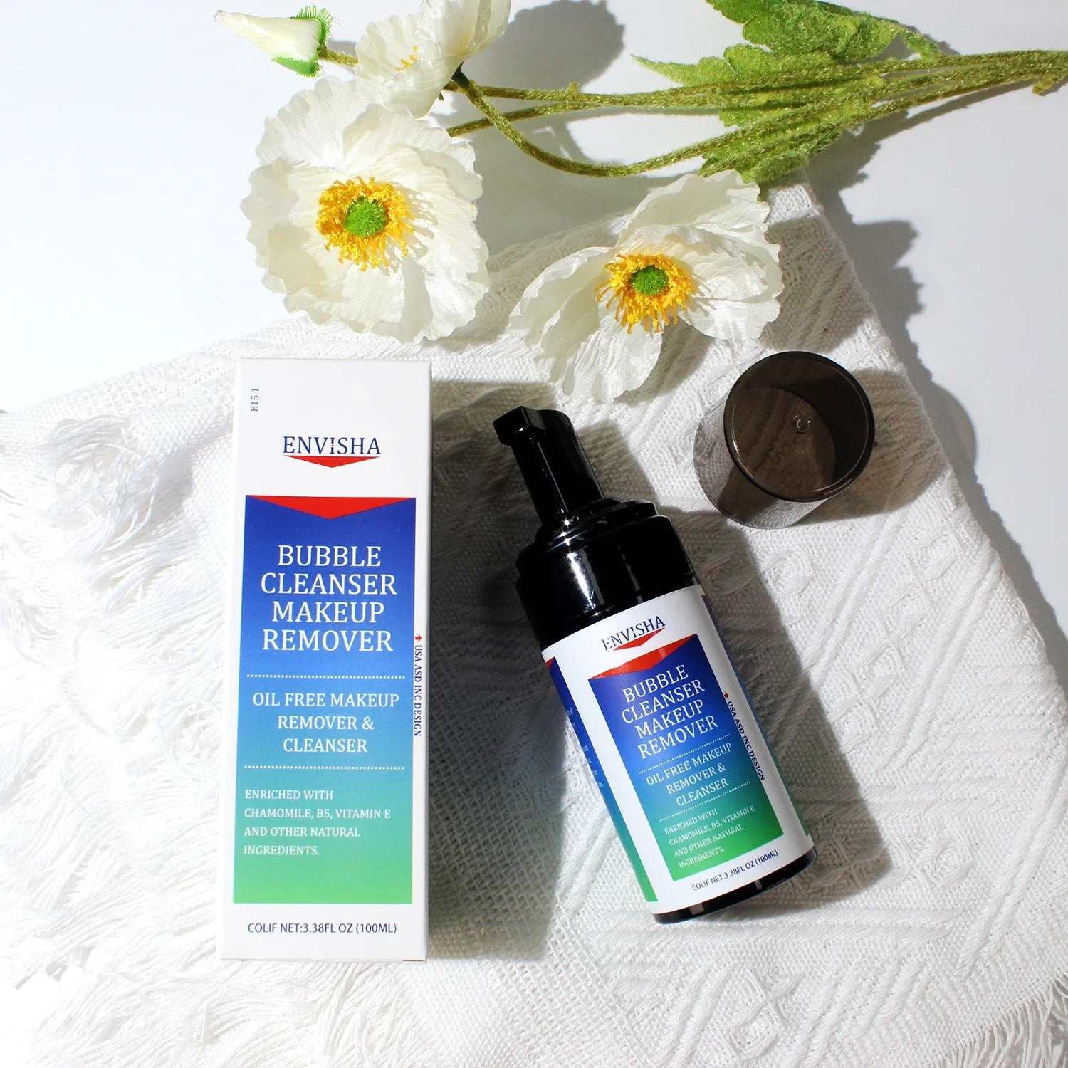 Beauty Exfoliating Foaming Facial Cleanser & Makeup Remover