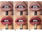 Pudaier 16-Color Double-Ended Lipstick & Lip Pencil | Waterproof, Long-Lasting, Half-Matte