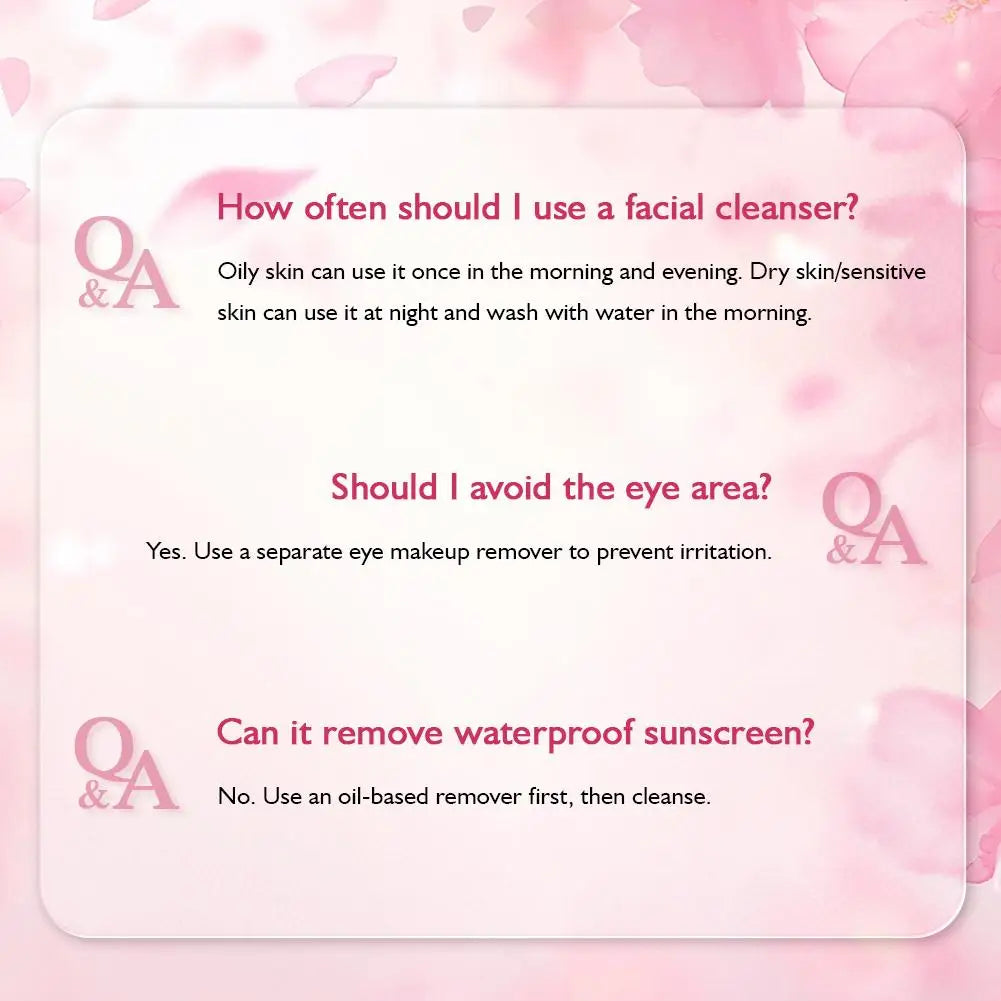 Sakura Gentle Deep Cleanser – Oil Control & Pore Care, 100g