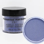 2-in-1 Acrylic & Dipping Powder – Nail Dust Pigment for French Dip, Glitter Manicure & Gel Polish, FAW53