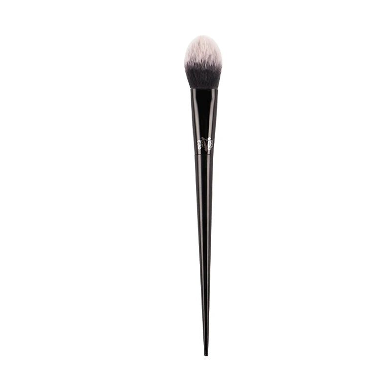 KVD 25 Blush Brush – Soft Fiber, Elegant Black Handle, Professional Makeup Brush