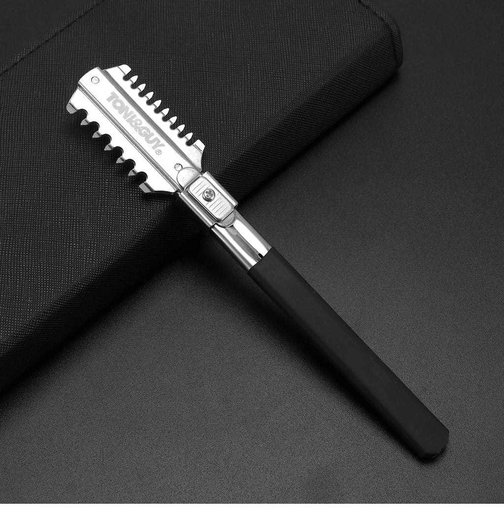 Professional Double-Edge Hair Razor Comb – Salon Cutting & Thinning Tool