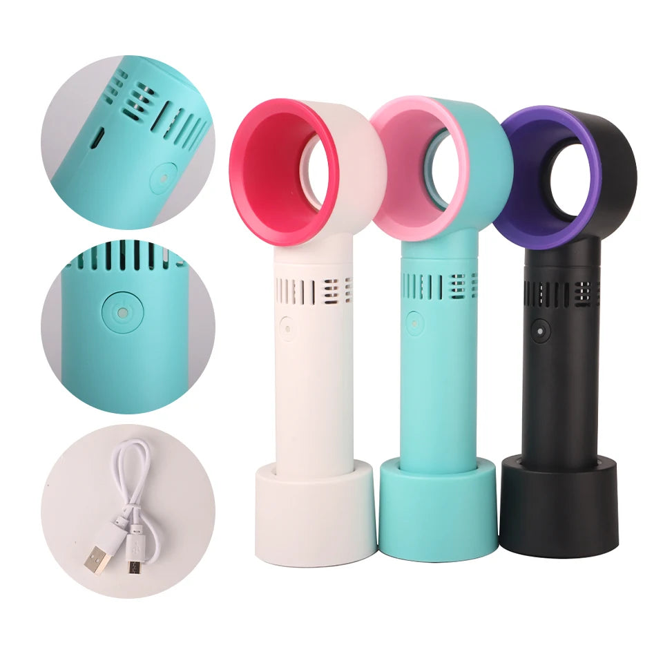 USB Mini Eyelash Extension Fan – Quick Dry Air Conditioning Blower for Lash Glue & Nail Polish