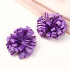 2Pcs Double Color Ribbon Flower Hairpins – Handmade Princess Hair Clips & Barrettes for Girls